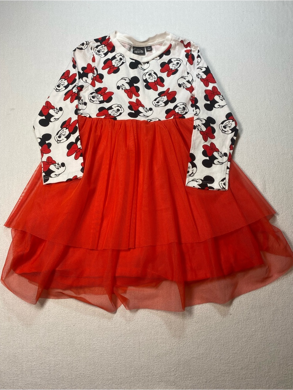 Disney Minnie Mouse Red Dress size small (6)